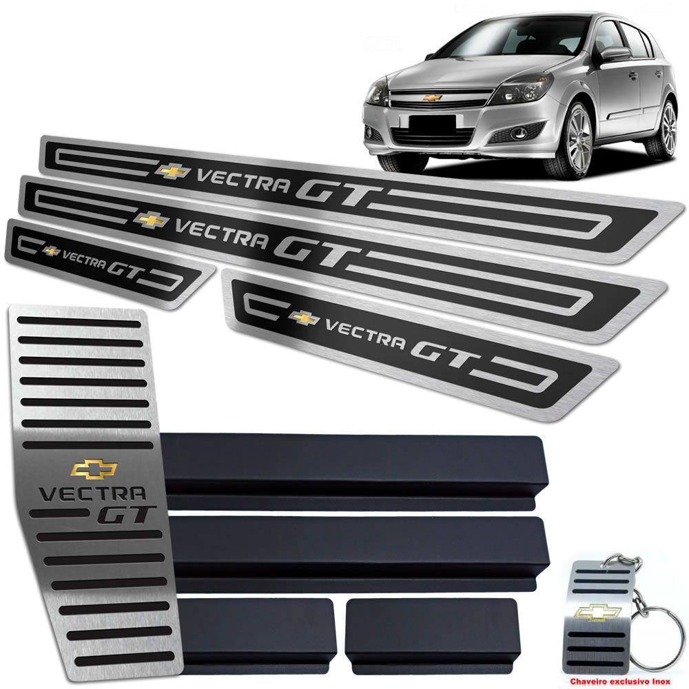 Soleira Com Descanso Vectra Gt 2008 A 2011 Preto Alto Relevo