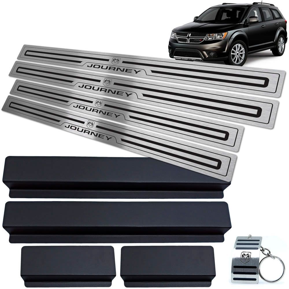 Soleira Em Aço Inox Journey 2009 A 2018 Preto