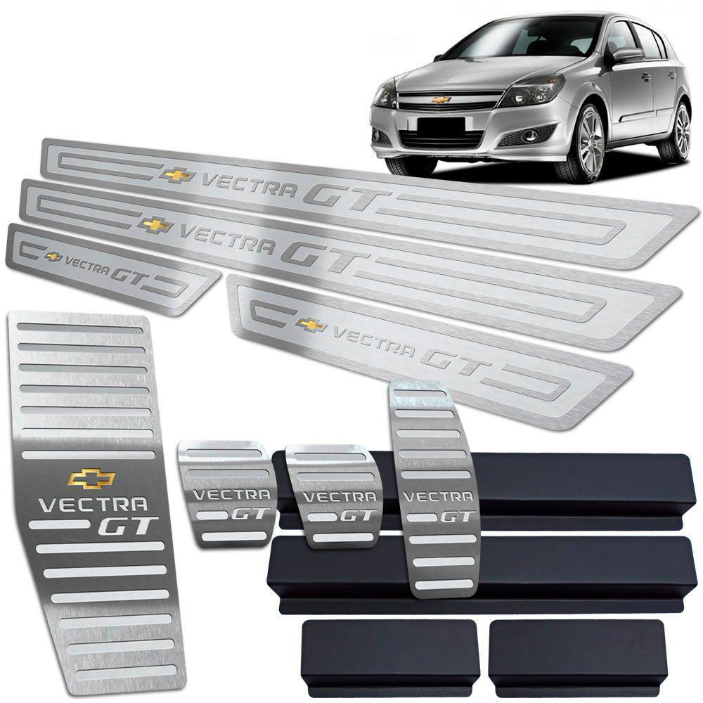 Soleira Pedaleira Descanso Vectra Gt 2008 2011 Manual Prata