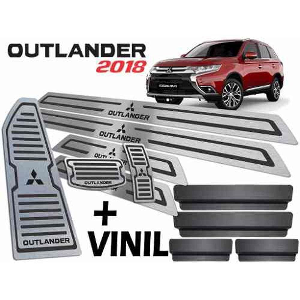 Soleira Pedaleira Descanso Outlander 2018/2020 Preto Baixo R