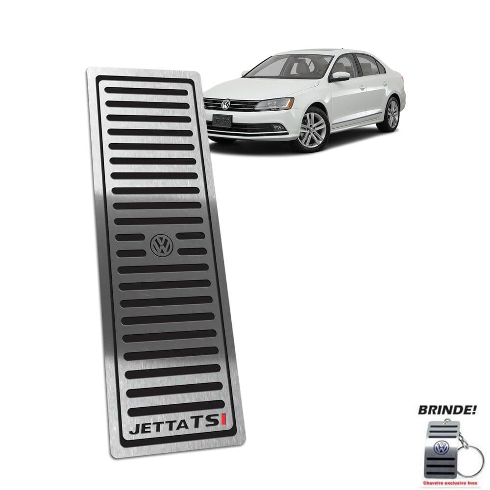 Descanso De Pé Volkswagen Jetta Tsi Aço Inox Preto I