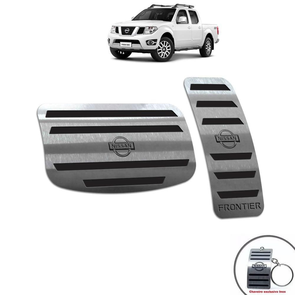 Pedaleiras Nissan Frontier 2005/2017 Preto Automático