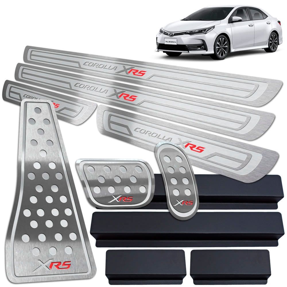 Soleira Pedaleira Descanso Corolla Xrs 2014 A 2019 Prata A.R