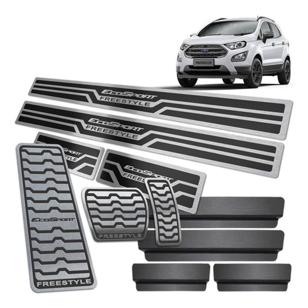 Descanso Soleira Pedaleira Preto Ecosport Freestyle 2013 20