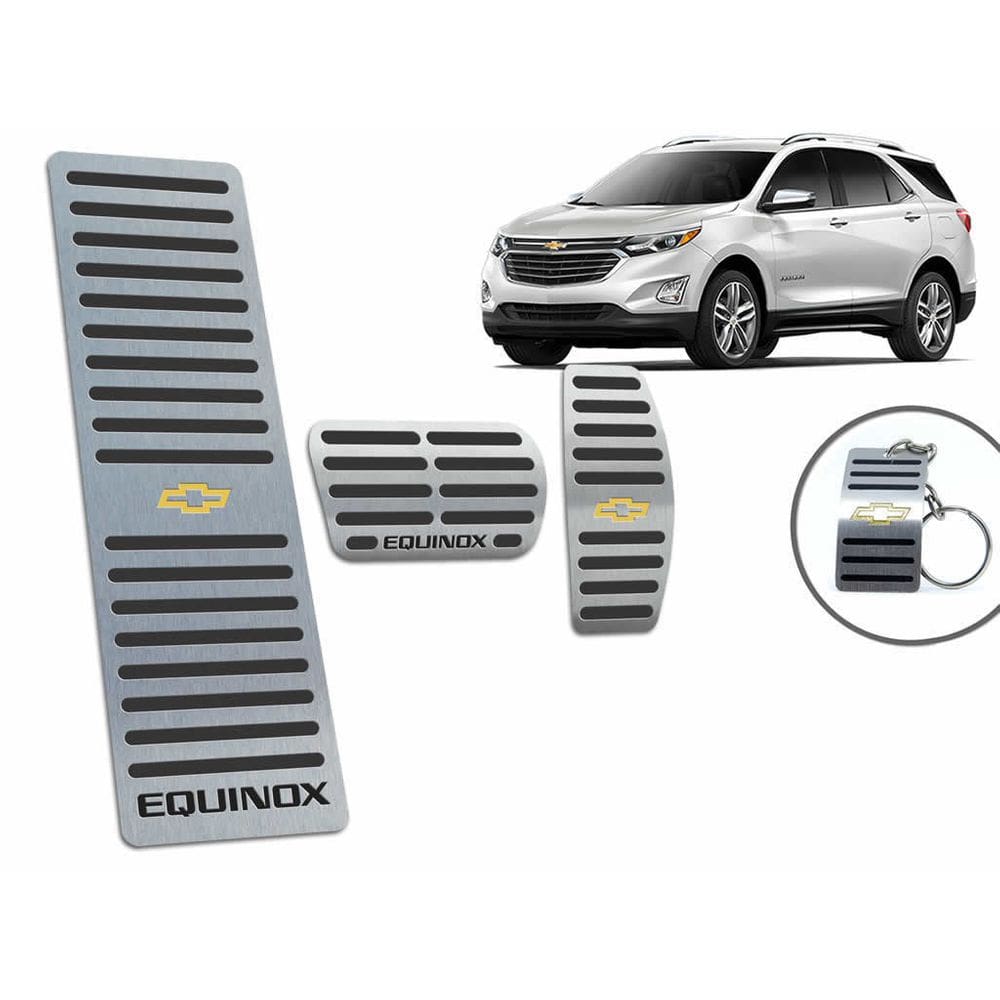 Descanso + Pedaleira Automático Equinox 2018 2019 Preto