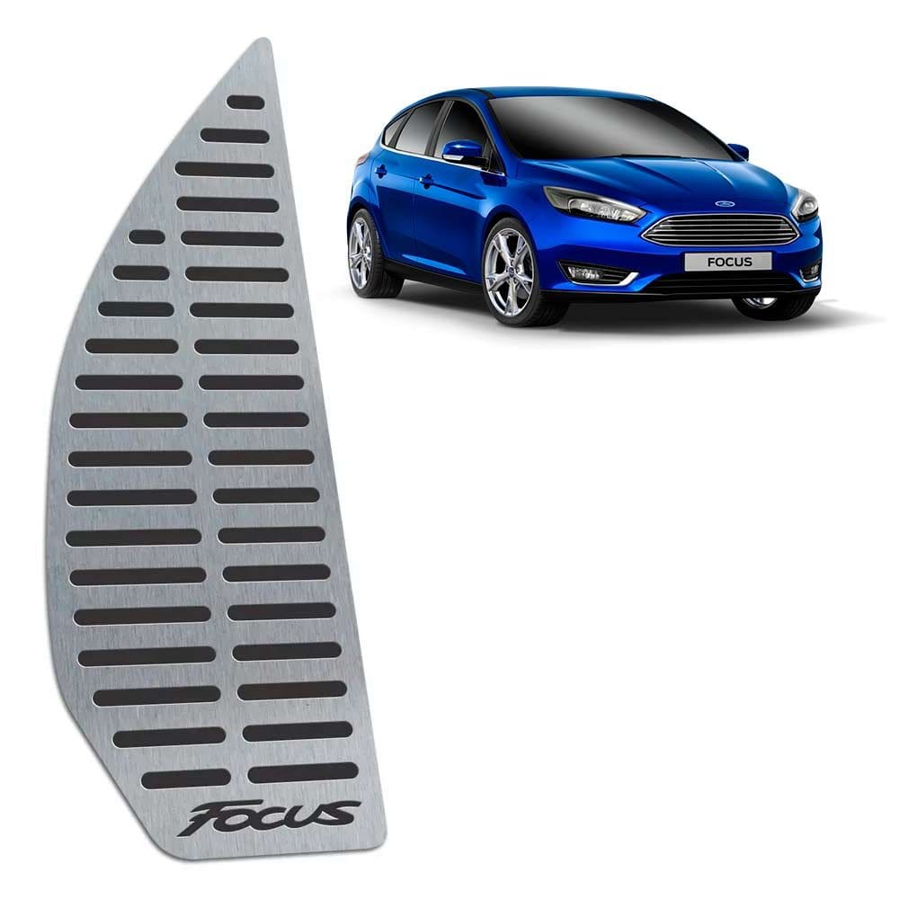 Descanso De Pé Aço Inox Focus 2014/2018 Preto