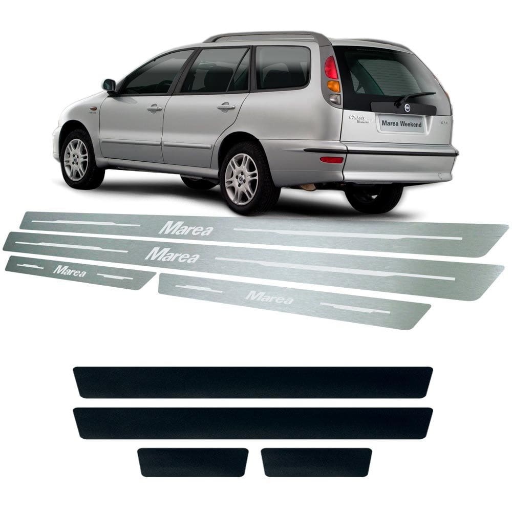 Soleira + Vinil Fiat Marea Weekend 1998 Até 2007
