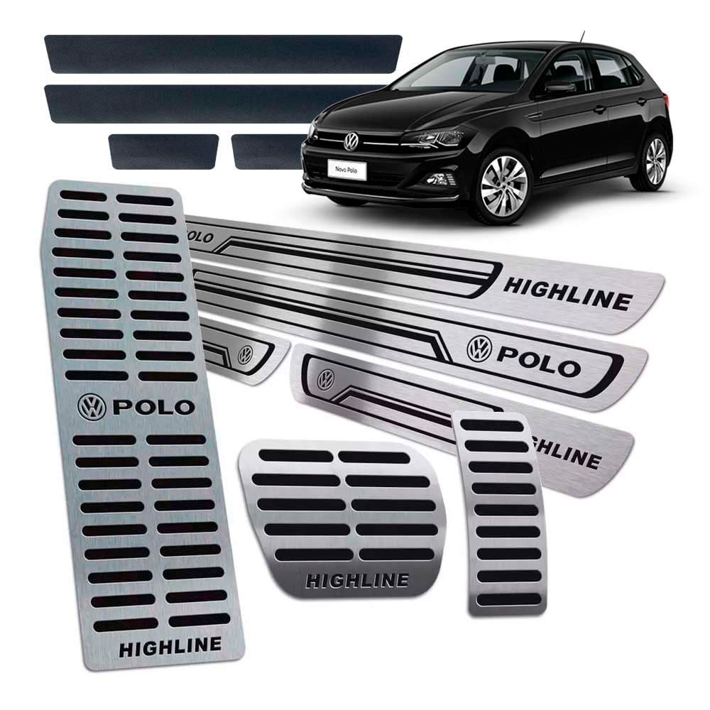 Descanso Pedaleira Soleira Polo Highline 2018 2019 Preto