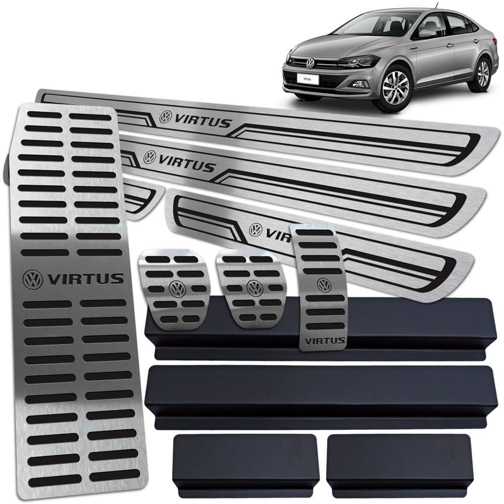 Soleira Pedaleira Descanso Virtus 2018 2020 Preto BR Manual