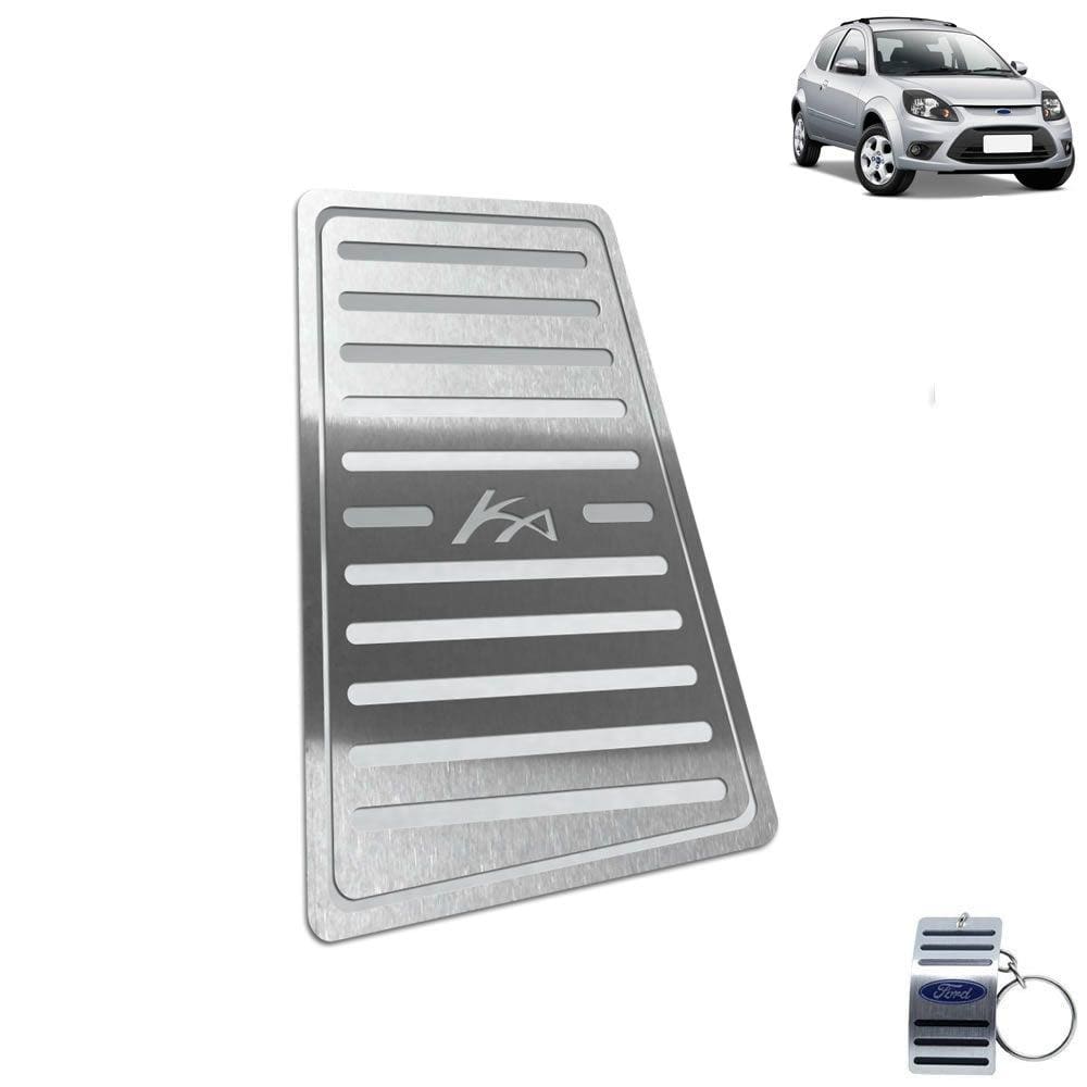 Descanso de Pé Ford Ka 2008 A 2013 Aço Inox