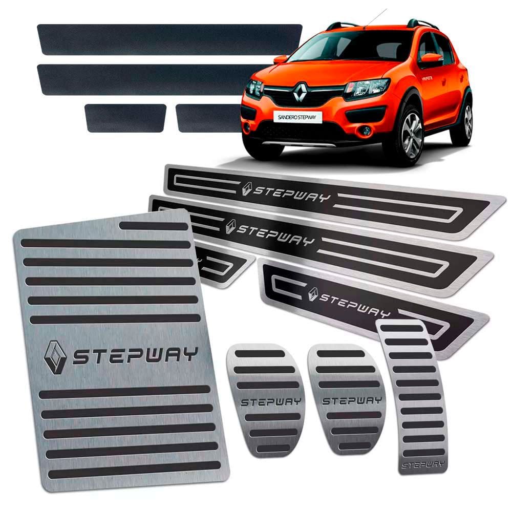 Pedaleira Manual Descanso Soleira Sandero Stepway 2014/19