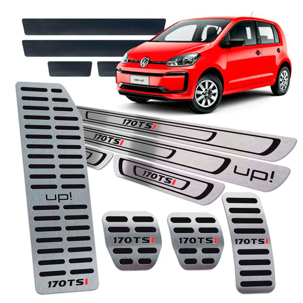 Soleira Pedaleira Descanso Up 170 Tsi 2018/2020 Preto