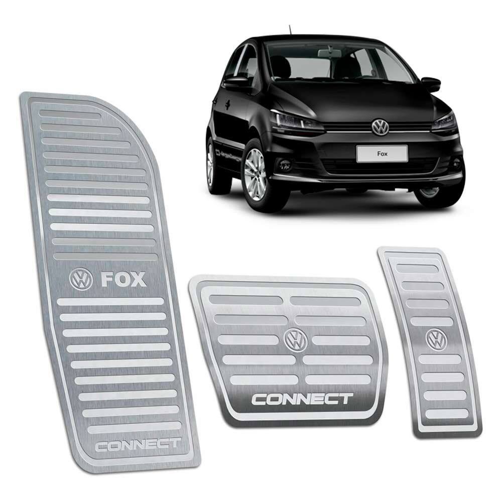Pedaleira + Descanso Fox Connect 2018/2019 Automático Prata