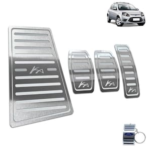 Descanso de Pé + Pedaleira Ford Ka 2008 A 2013 Aço Inox