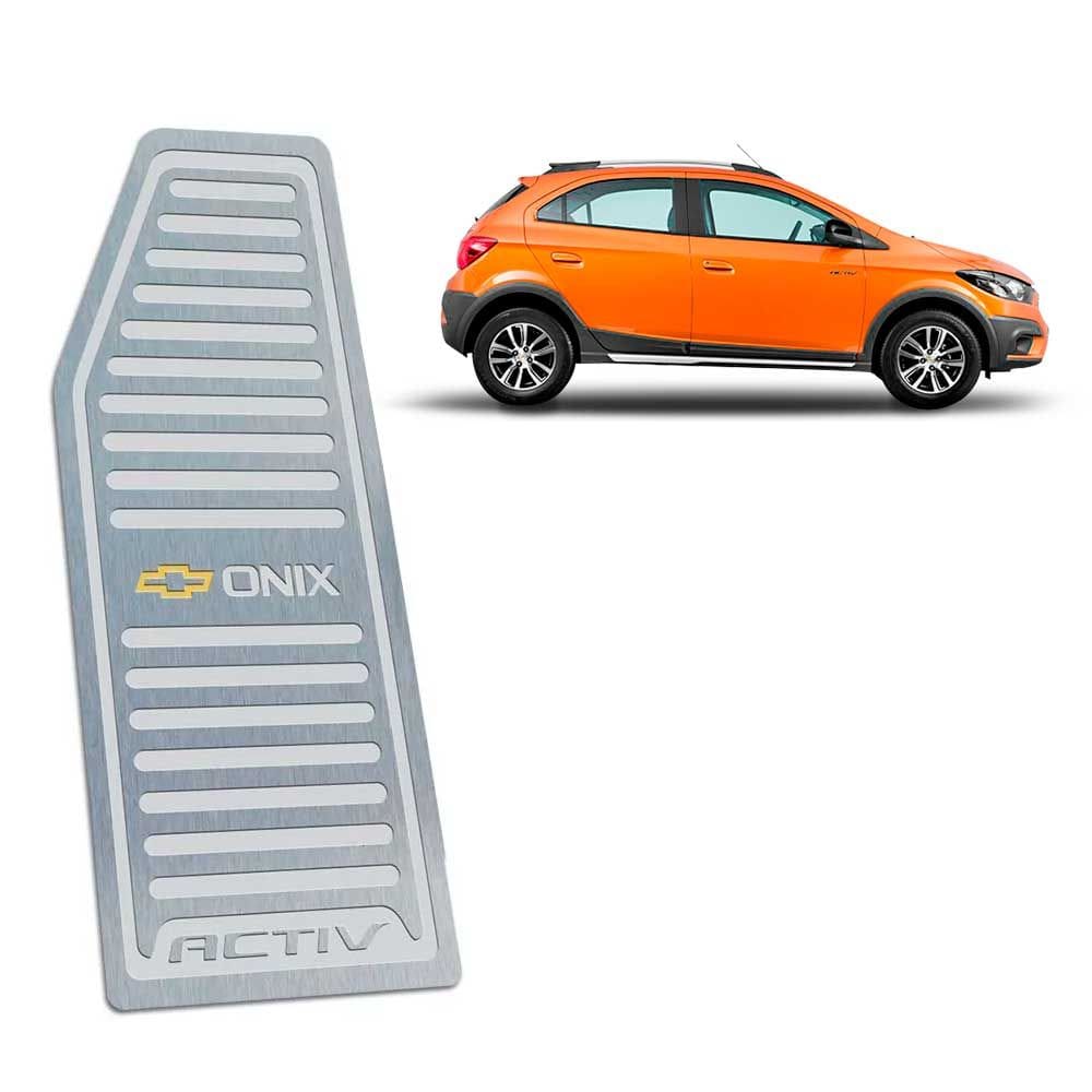Descanso De Pé Chevrolet Onix Activ 2017/2019 Prata