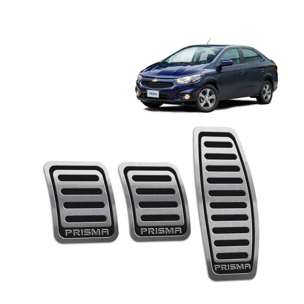 Pedaleiras Chevrolet Prisma 2013/2019 Manual Preto