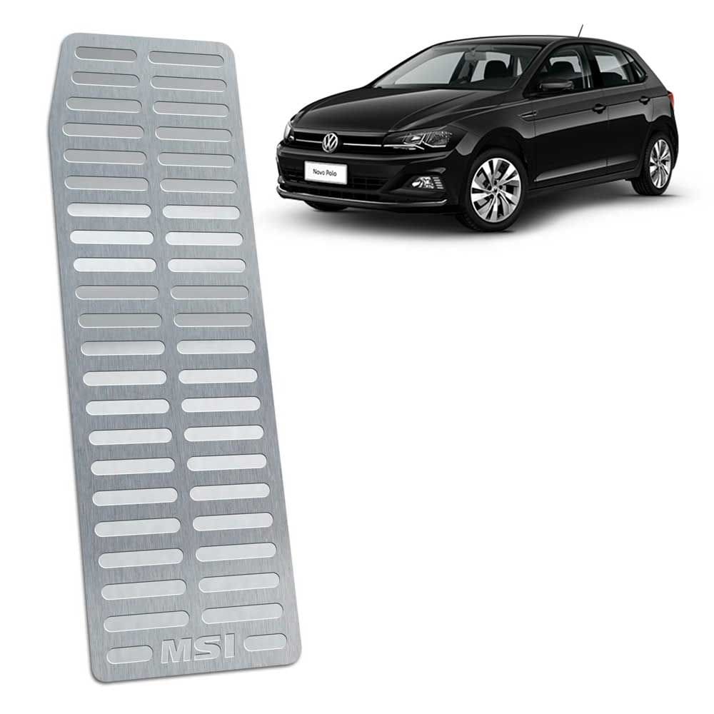 Descanso De Pé Polo Msi 2018 2019 Aço Inox Prata