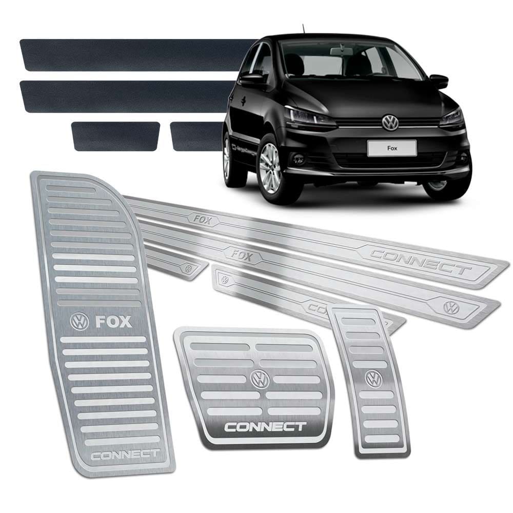 Pedaleira Descanso Soleiras Aut Prata Fox Connect 2018/19