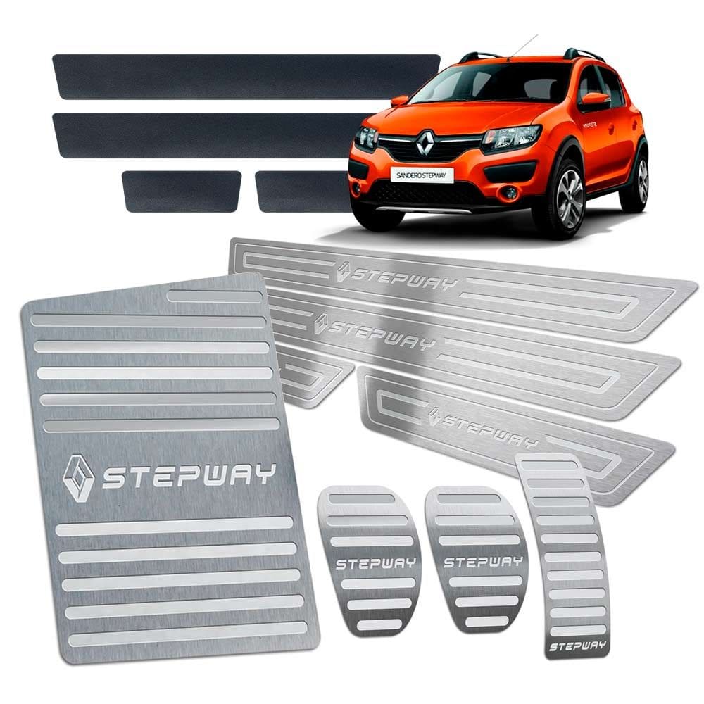 Soleira Pedaleira Descanso Sandero Stepway 2014/19 Manual