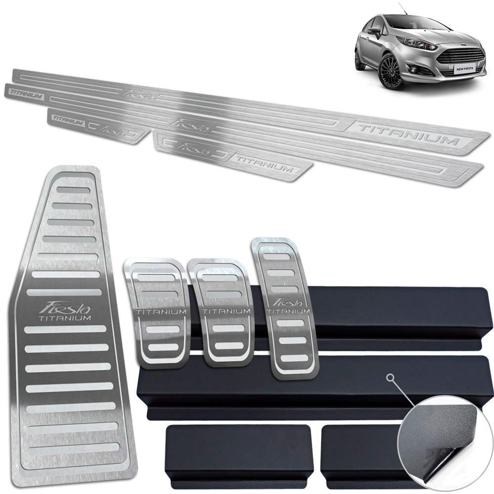 Pedaleira Manual Soleira Descanso Prata New Fiesta Titanium