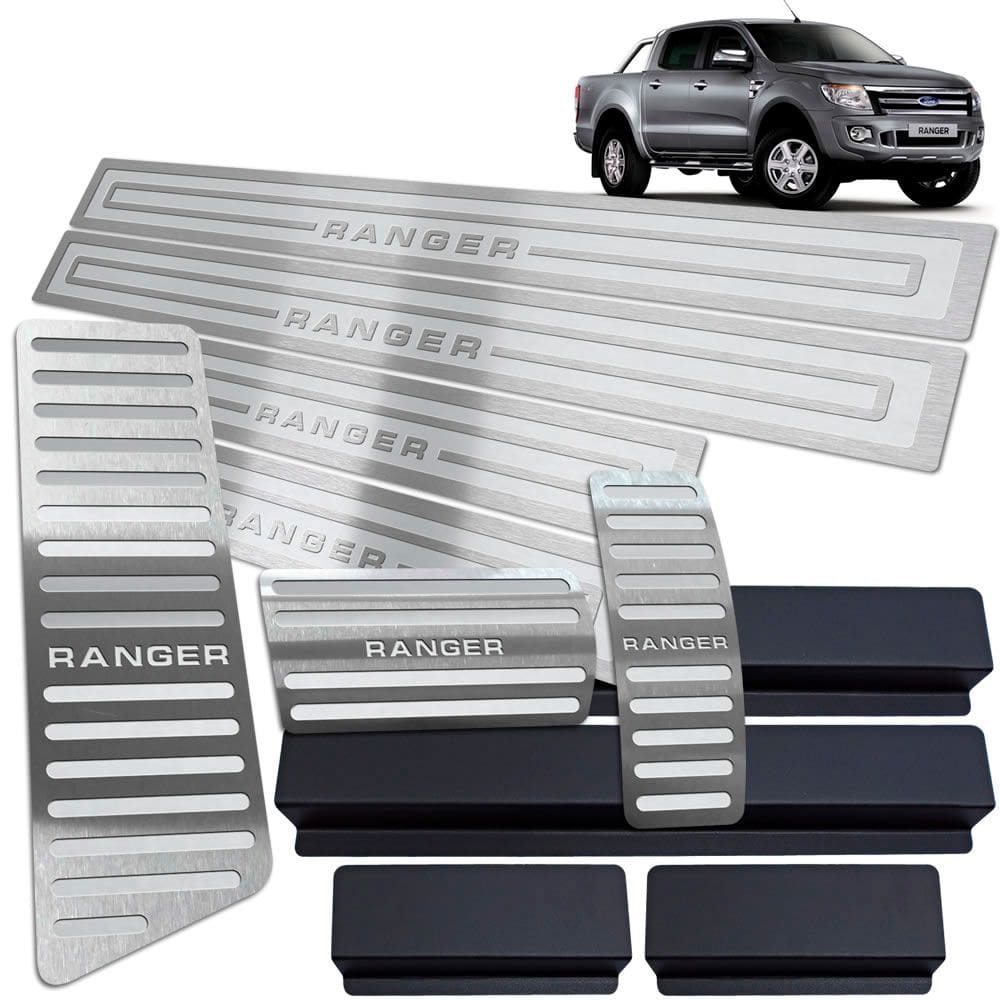 Pedaleira Automático Descanso Soleira Ranger 2013 A 2016