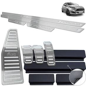 Descanso Pedaleira Manual Soleira New Fiesta Titanium Prata