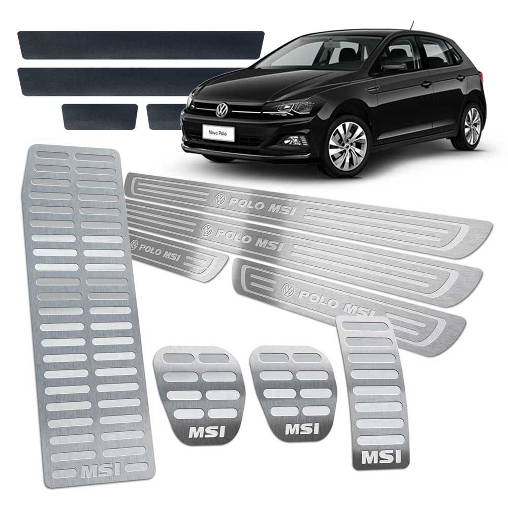 Soleira Pedaleira Descanso Prata Polo Msi 2018 2019 Manual