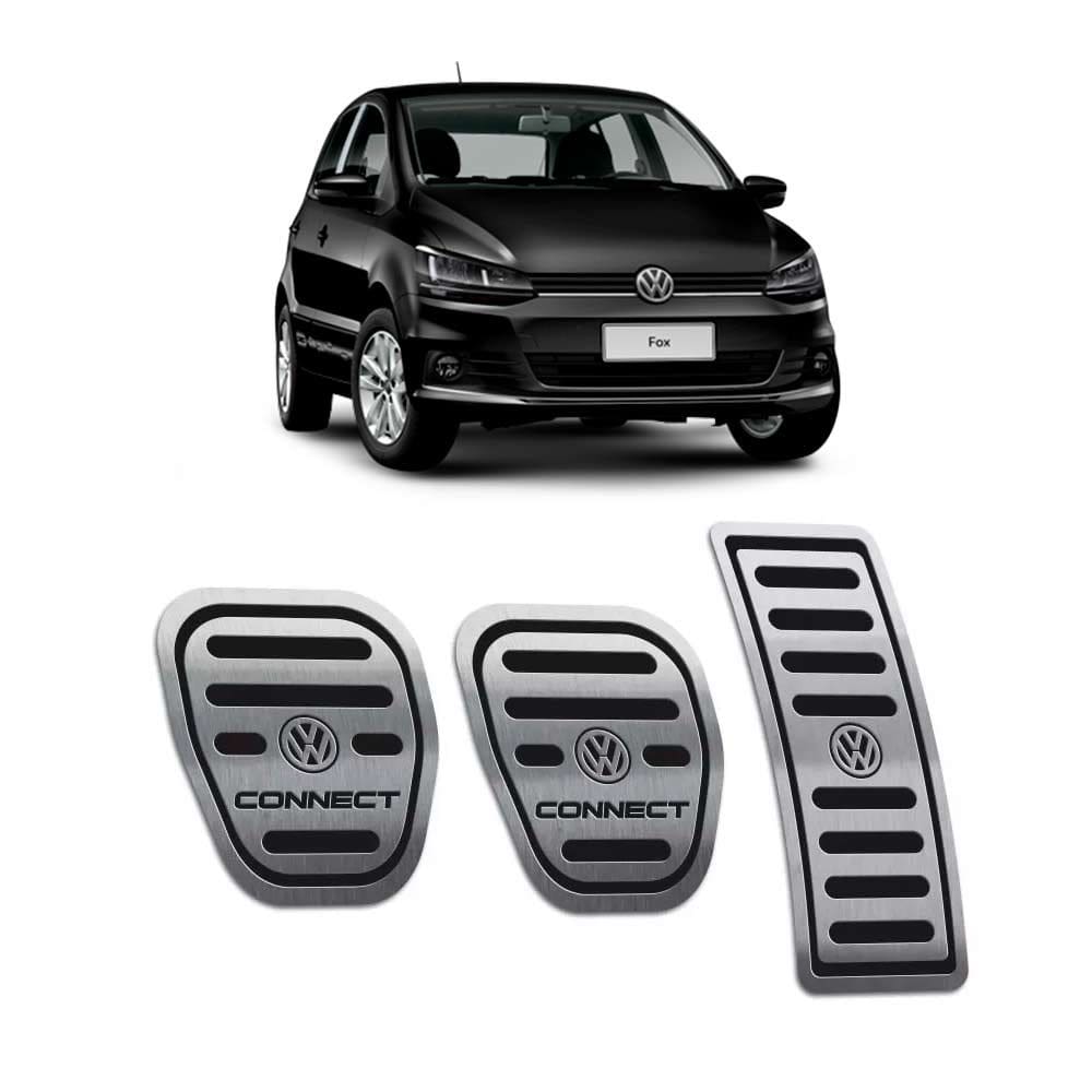 Pedaleira Fox Connect 2018/2019 Aço Inox Manual Preto