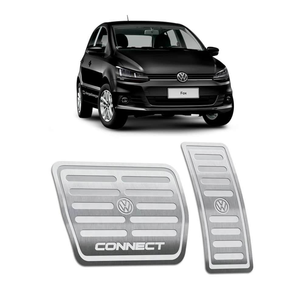Pedaleira Fox Connect 2018/2019 Aço Inox Automático Prata