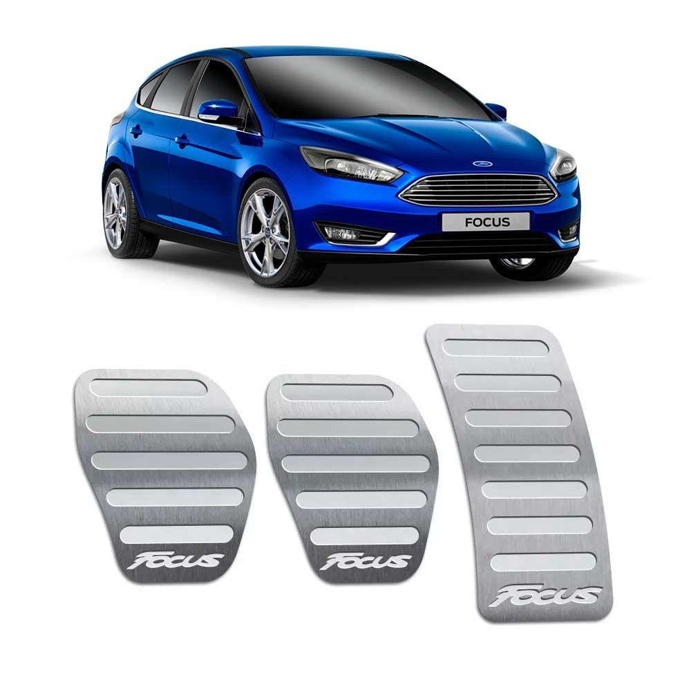 Pedaleira Focus 2014/2018 Prata Manual