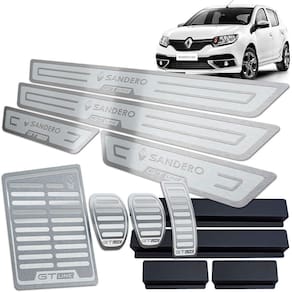 Kit Renault Sandero Gt Line 2014 A 2022 Prata Alto Relevo