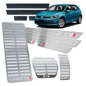 Descanso Pedaleira Soleira Golf Tsi 2014/2019 I Aut Prata