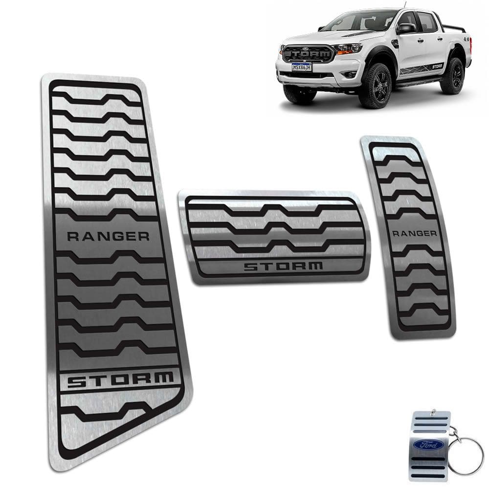 Descanso Pedaleira Automático Soleira Ranger Storm Preto