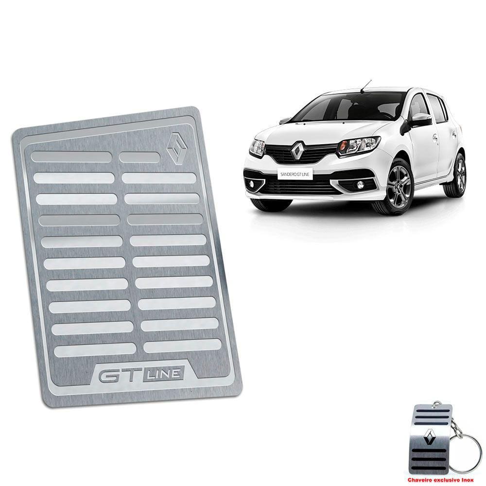 Descanso De Pé Renault Sandero Gt Line 2014 A 2022 Prata