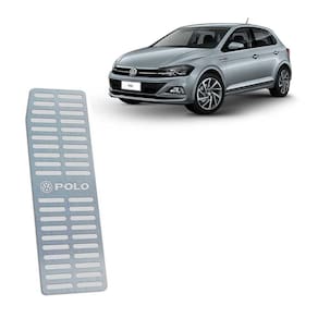Descanso De Pé Aço Inox Novo Polo 2018 Prata