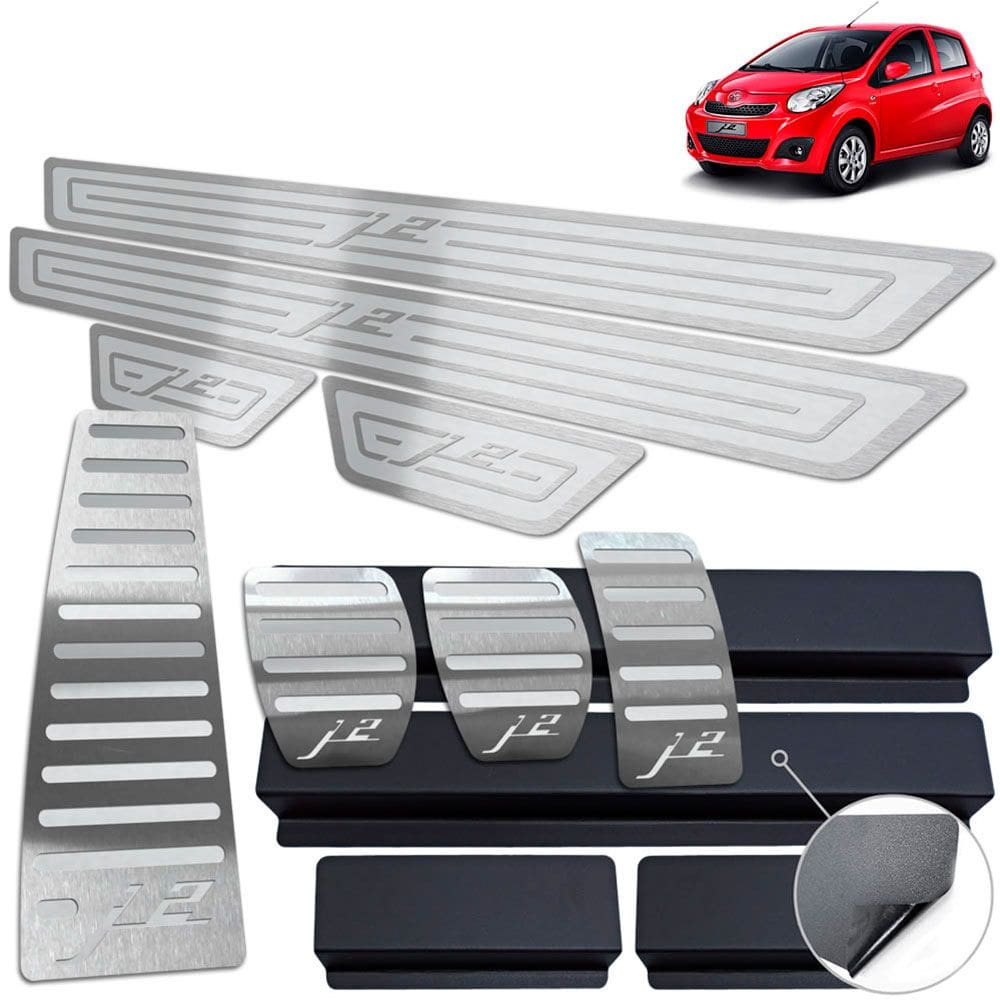 Descanso Pedaleira Manual Soleira Prata Jac J2 2012 A 2016