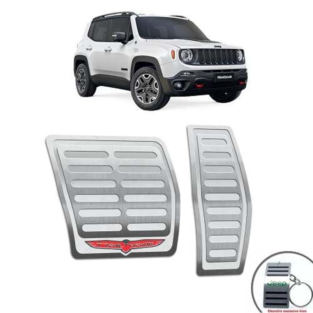 Pedaleiras Jeep Renegade Trailhawk Automático Prata