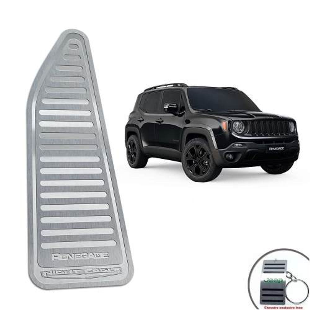 Descanso De Pé Jeep Renegade Night Eagle Prata