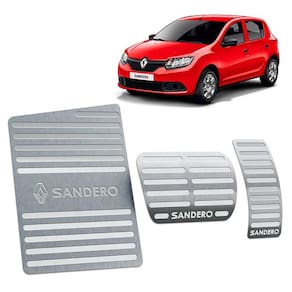 Descanso + Pedaleira Sandero 2014/2019 Automático Prata
