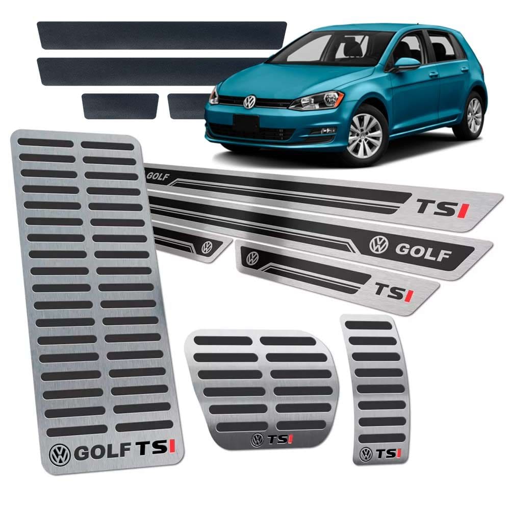 Soleira Pedaleira Descanso Golf Tsi 2014/2019 I Aut Preto AR