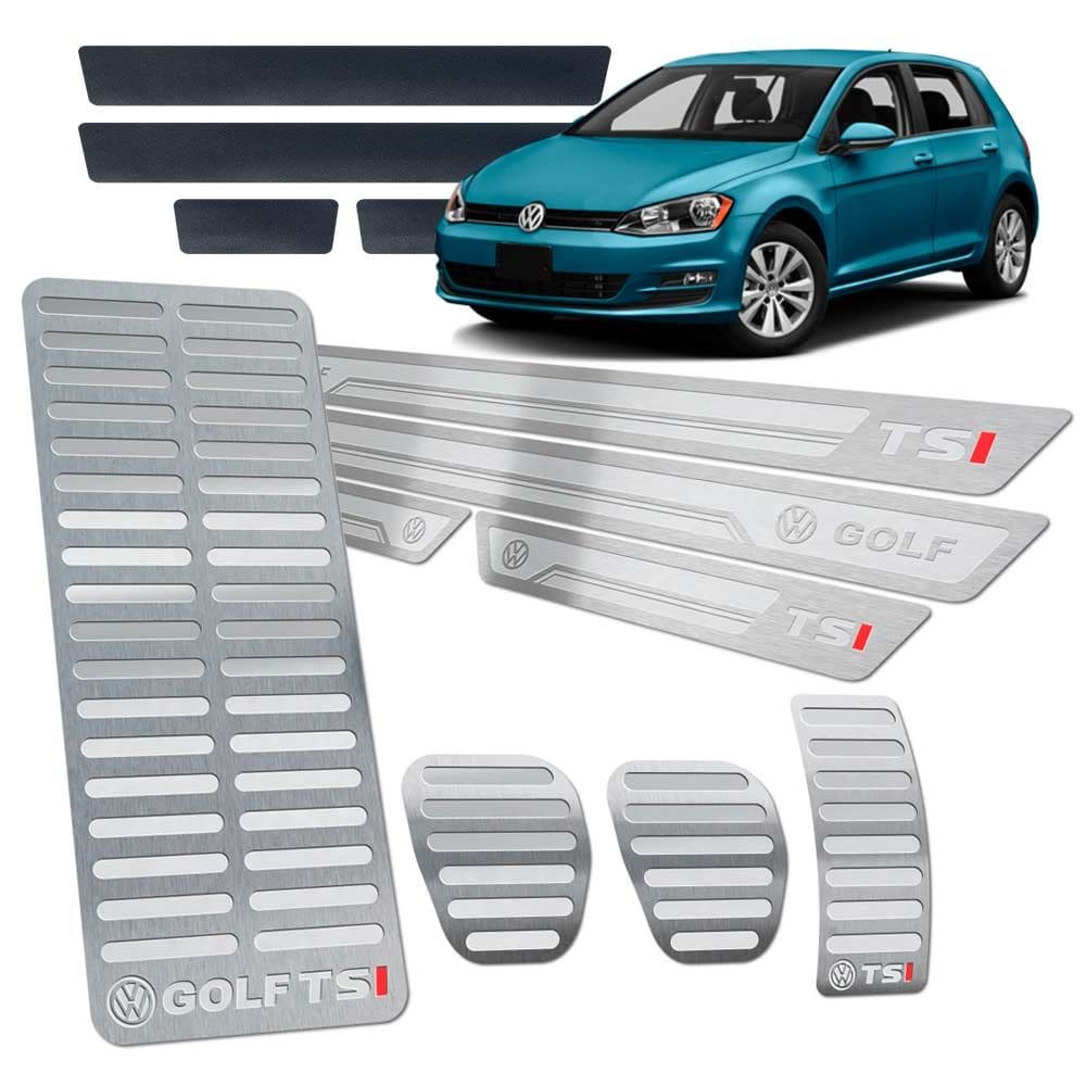 Soleira Pedaleira Descanso Golf Tsi 2014/2019 I Manual Prata