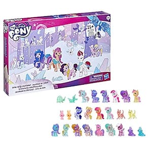 My Little Pony: Um filme da nova geração de festa de neve calendário advento para crianças - 25 peças surpresa, incluindo 16 figuras de pônei