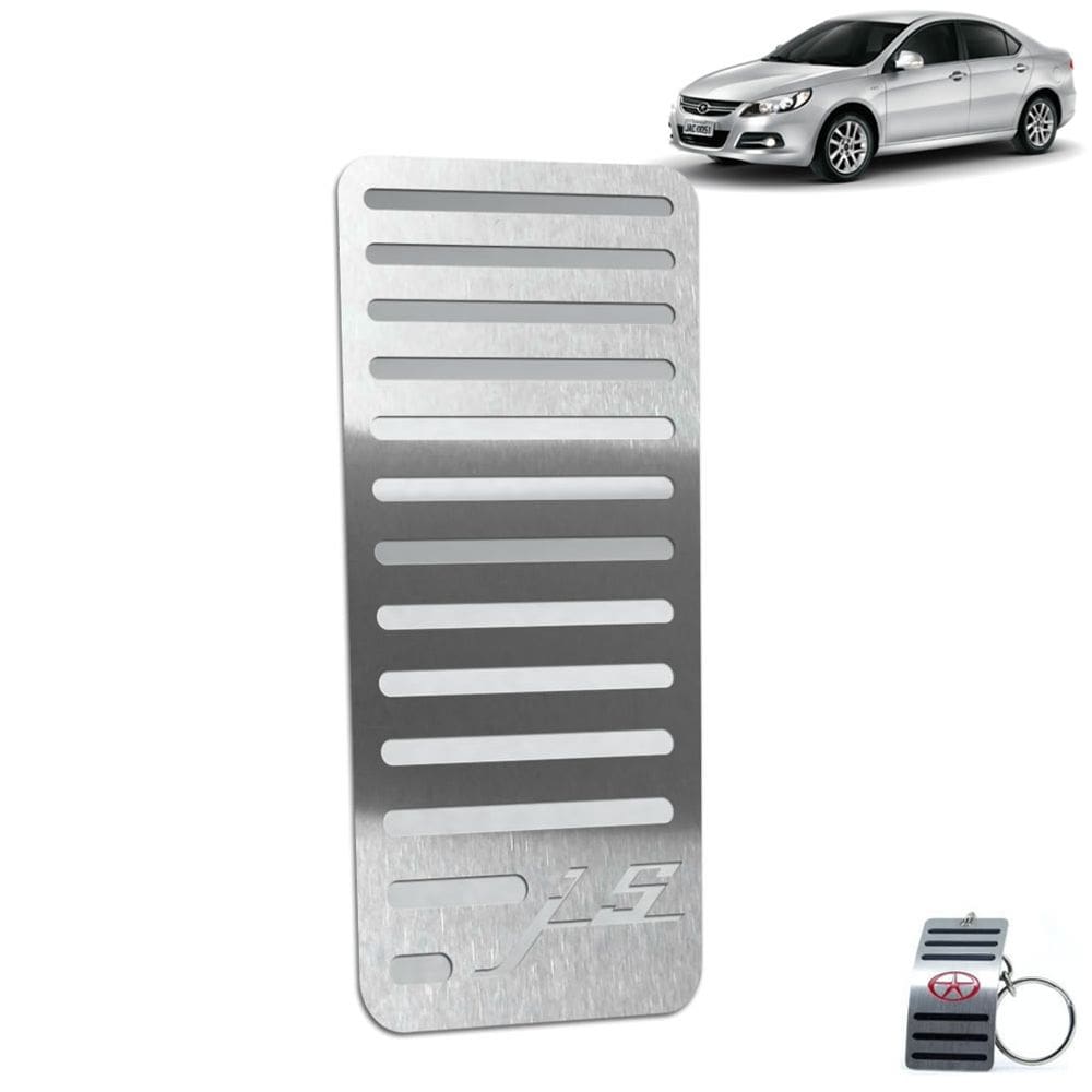Descanso de Pé Aço Inox Jac J5 2011 A 2016 Prata