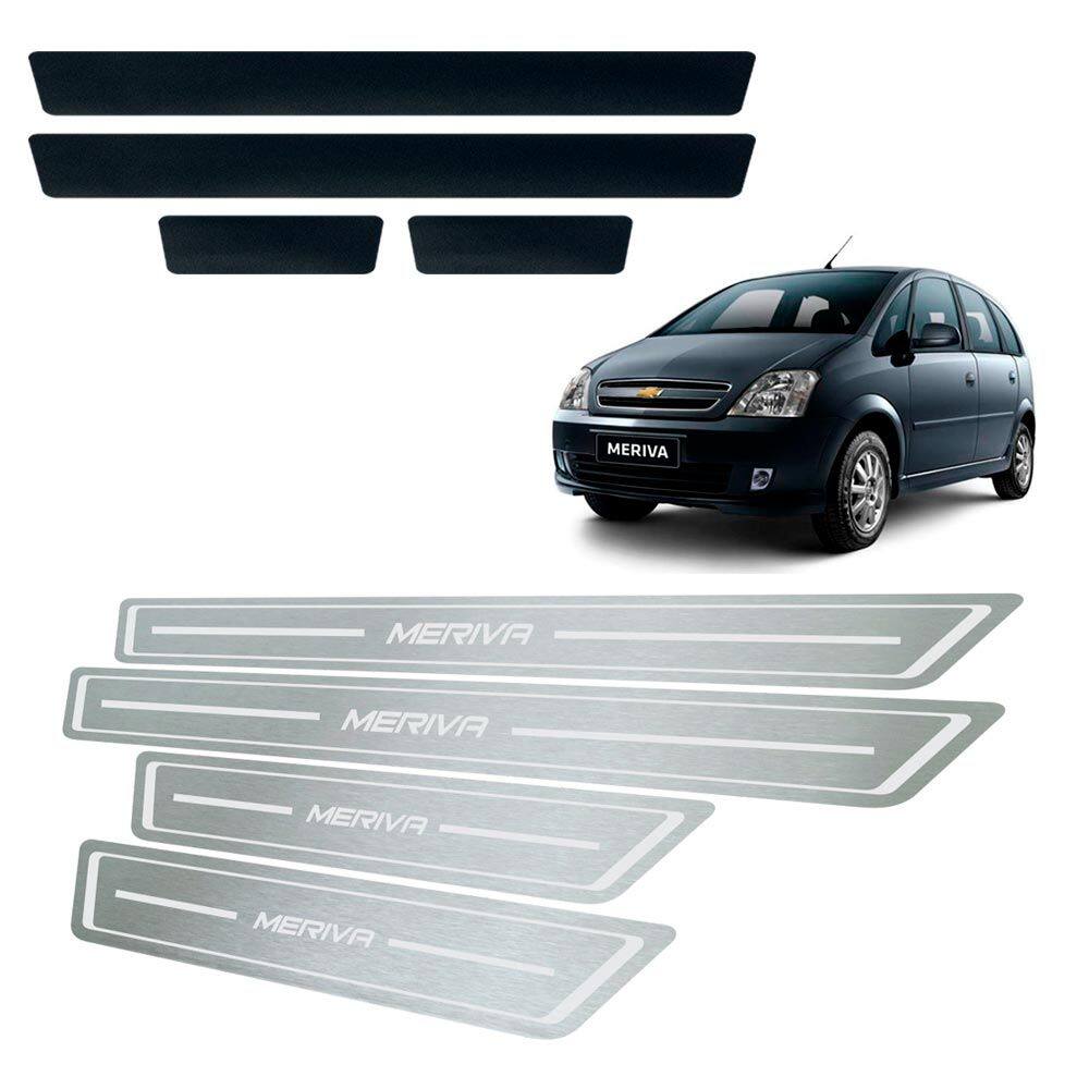 Soleira + Vinil Chevrolet Meriva 2001 Até 2012