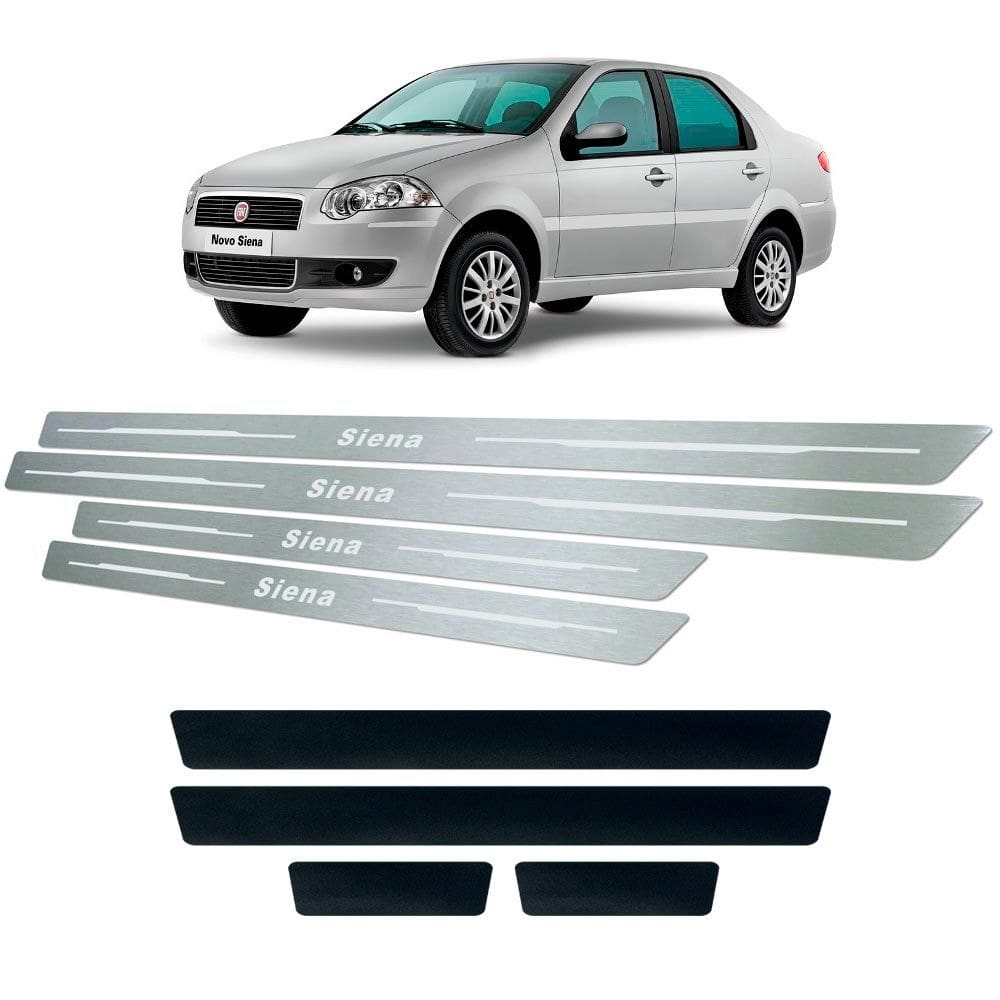 Soleira + Vinil Fiat Siena 1997 Até 2016