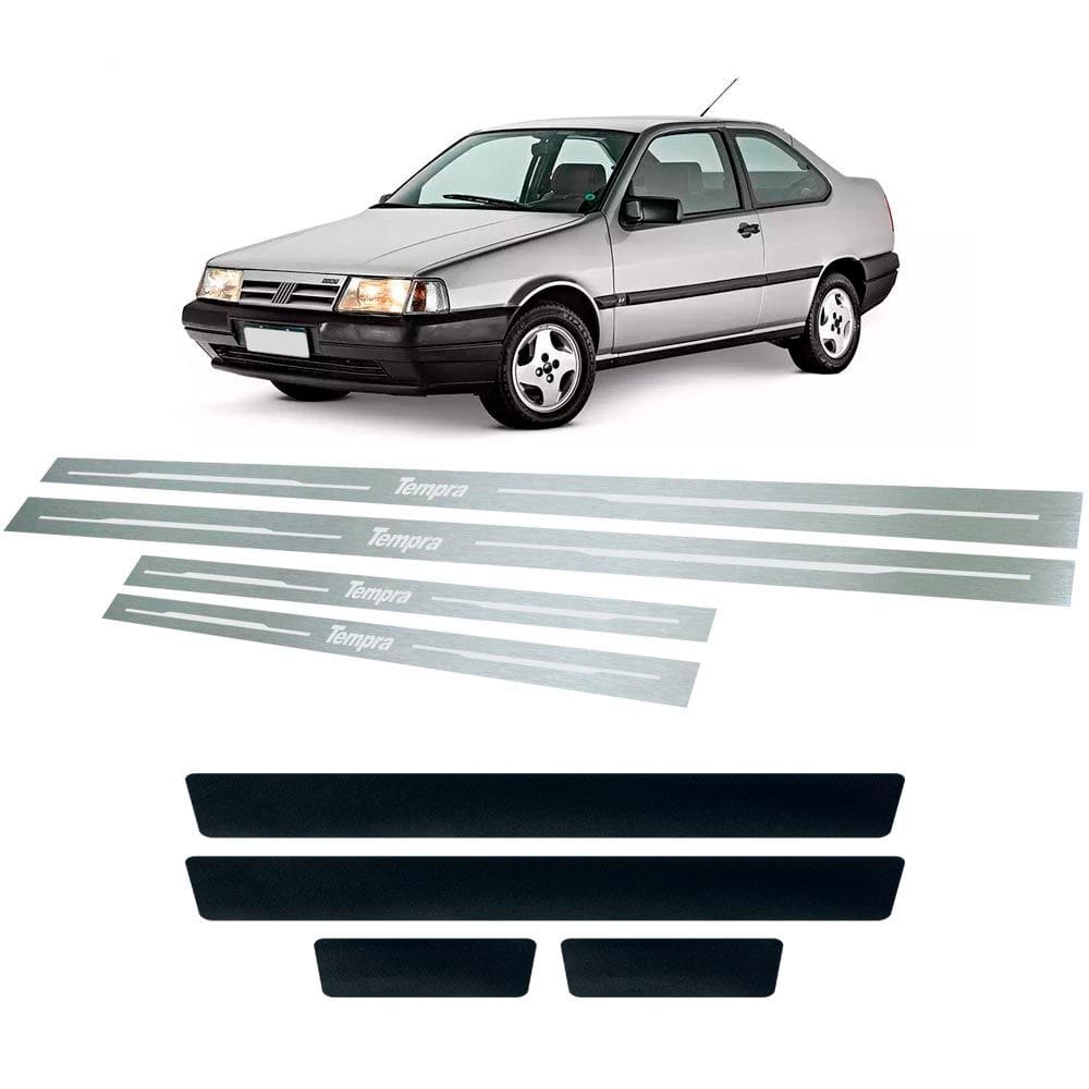 Soleira + Vinil Fiat Tempra 1991 Até 1999