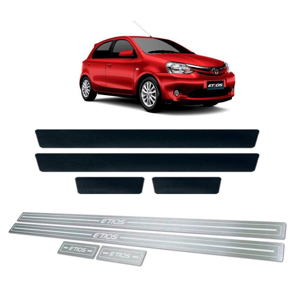 Soleira + Vinil Toyota Etios 2013 Até 2019