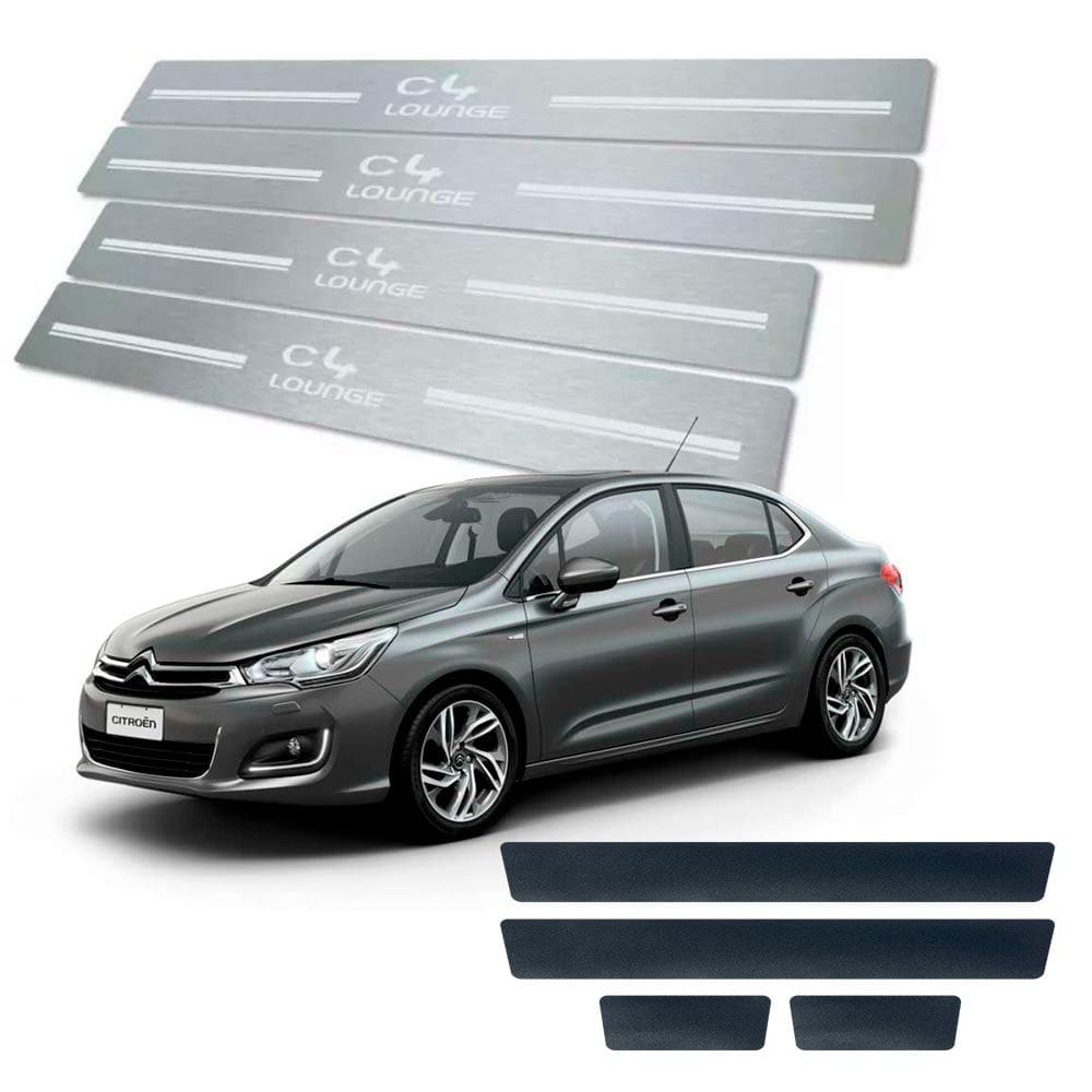 Soleira + Vinil Citroen C4 Lounge 2014 Até 2019