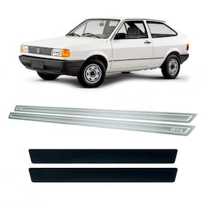 Soleira + Vinil Volkswagen Gol G1 1980 Até 1996