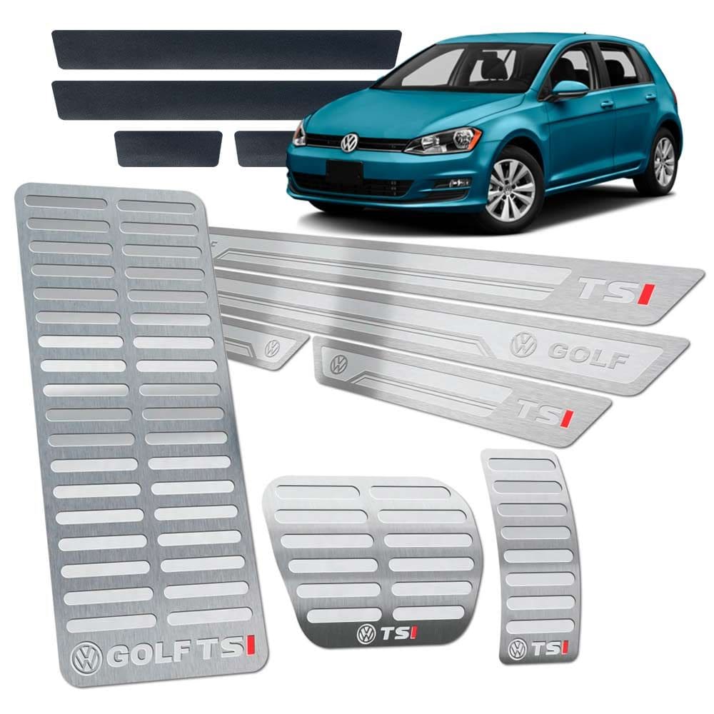 Soleira Pedaleira Descanso Golf Tsi 2014/2019 I Aut Prata AR